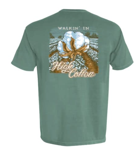 High Cotton Short Sleeve Light Green
