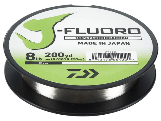 Daiwa J-Fluoro Fluorocarbon Line Clear 200