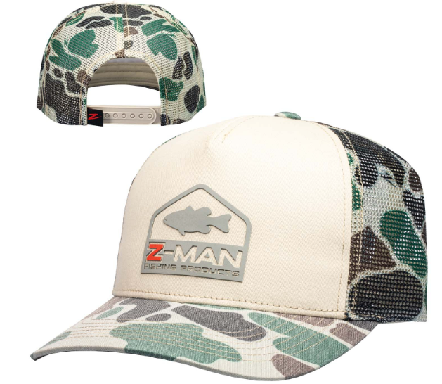 Z-Man Camo Bass Trucker Hat