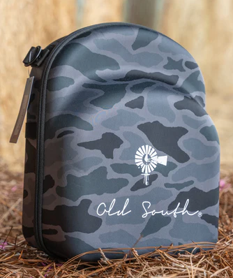 6 Hat Travel Case Black Camo