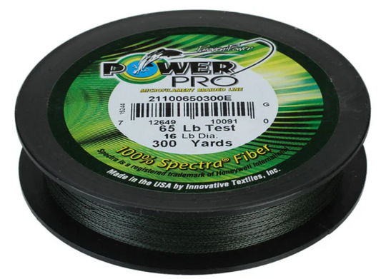 Power Pro Spectra Braided Line Moss Green