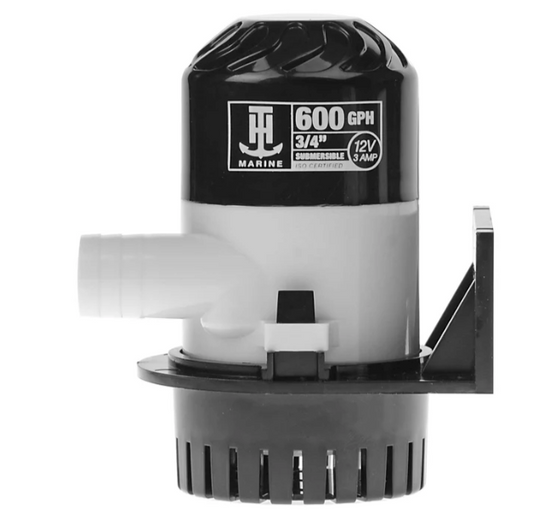 T-H Marine BOAT Bilge Pump 600 GPH