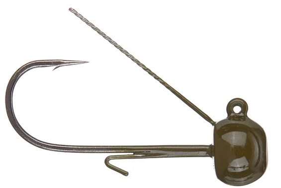 Outkast Perfect Ned Head Weedless 3/32oz Green Pumpkin