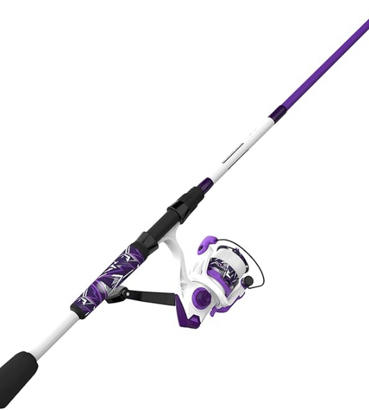 Zebco Roam Spinning Combo Purple 6'6"