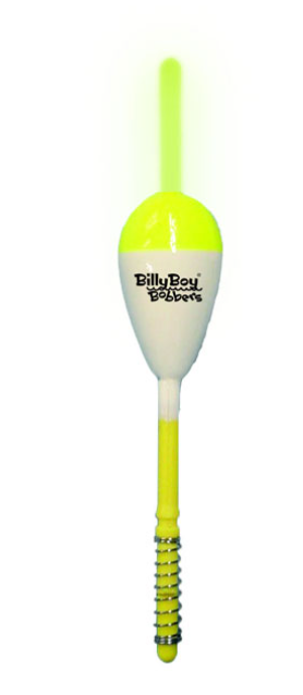 Betts Spring Pencil Float 3/8" White 2Pk Betts M586-SS-S-GL Lighted Balsa