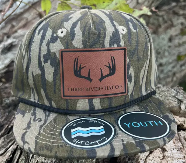 Deer Horns - Camo Rope Hat Youth