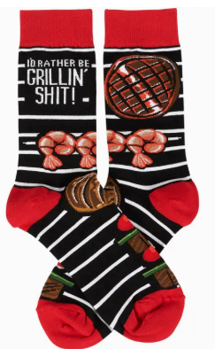 Socks I'd Rather Be Grillin