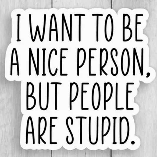 People Vinyl Sticker