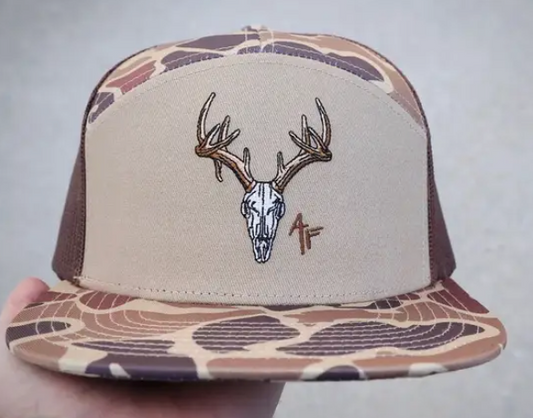 European Skull — 7 Panel Duck Camo
