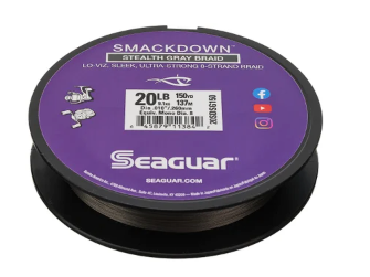 Seaguar Smackdown Braid Stealth Grey 150yd