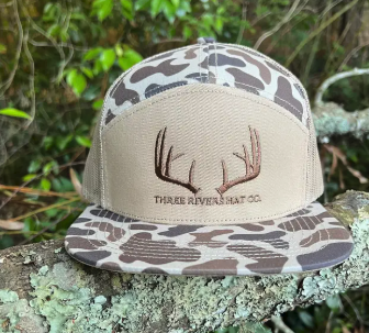 Classic Whitetail Rack - “Old’S Cool” Flatbill Snapback