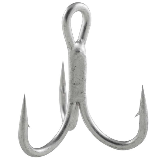 Owner Treble Hook Chrome Size 4/0