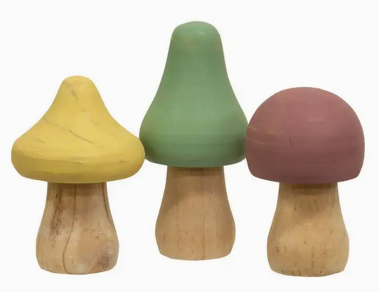 Wooden Mushrooms