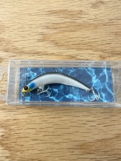 Wobble Minnow Silver Black Back