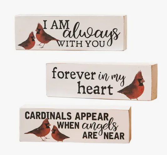 Always With You Cardinal Blocks