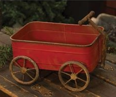 Rustic Red Wagon