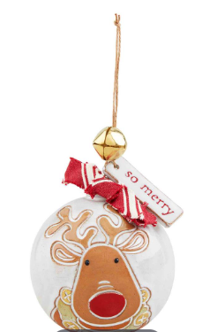 Mud Pie Ball Ornament