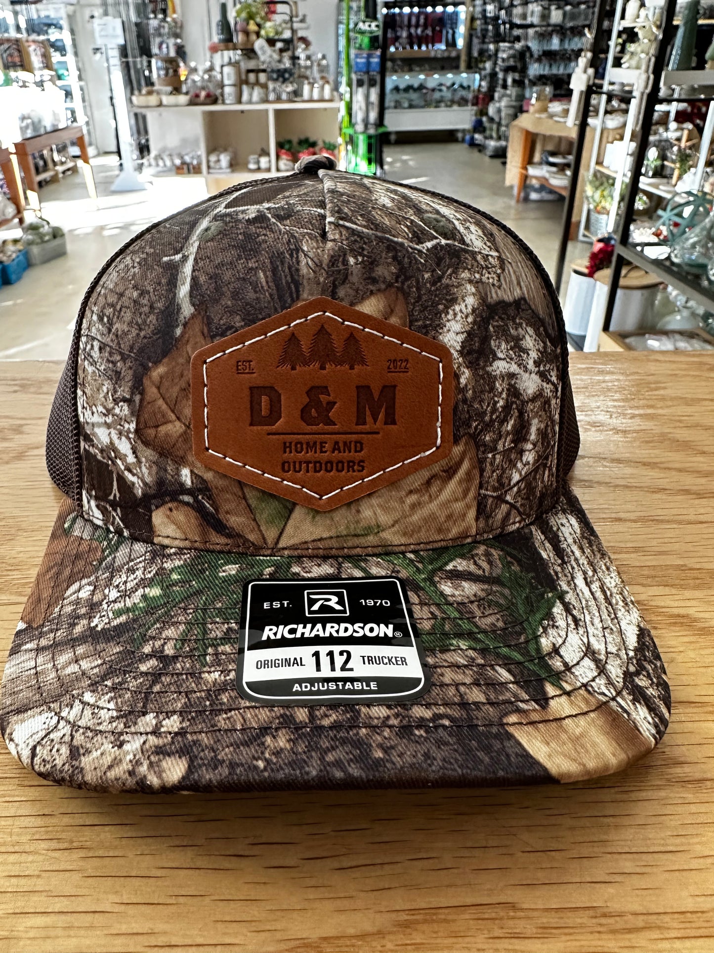 DMHO Leather Patch Hat