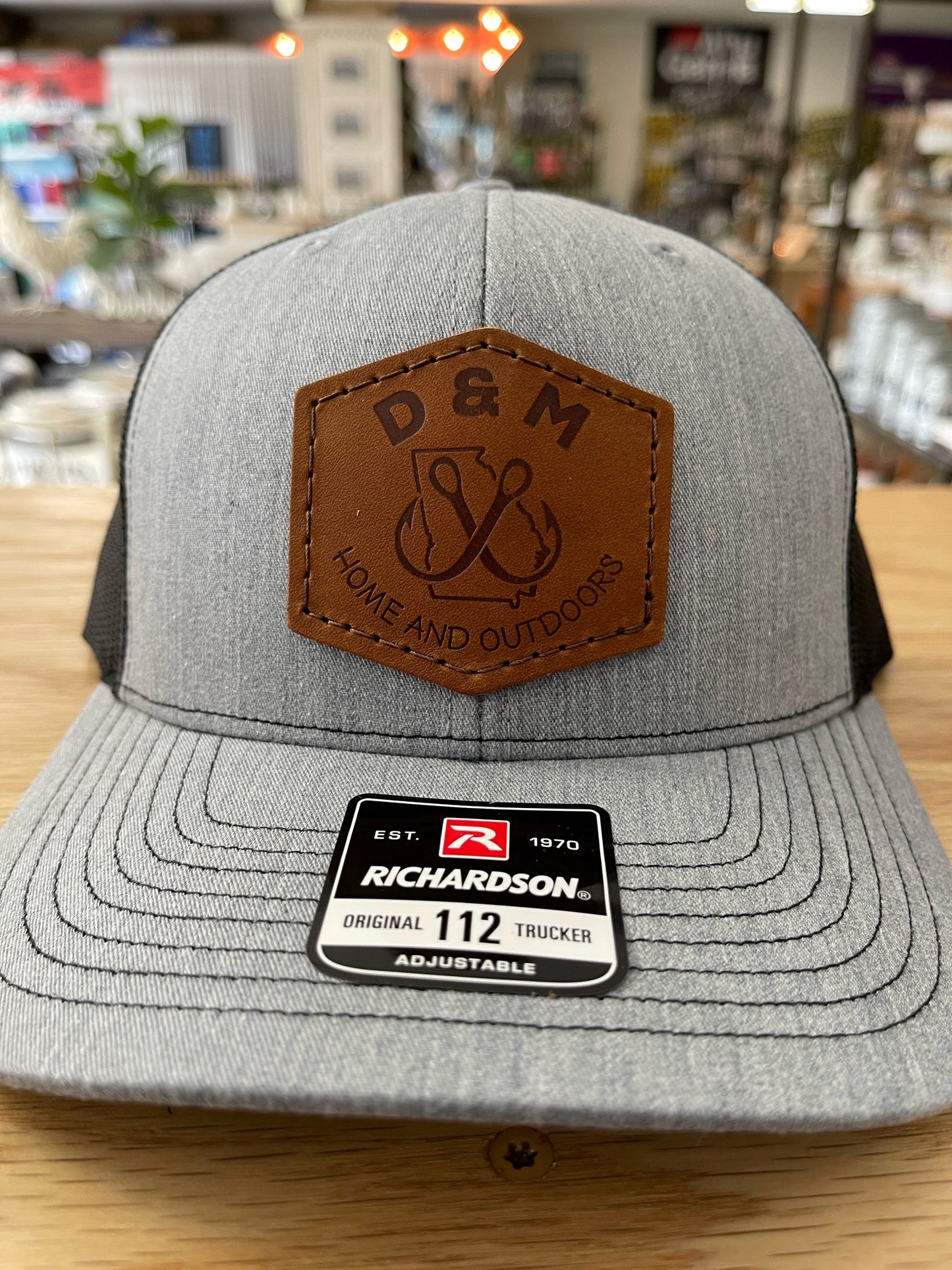DMHO Leather Patch Hook Hat