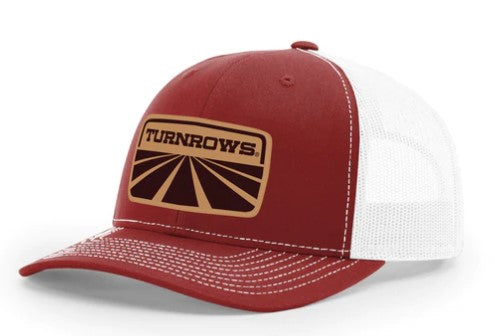 Turn Rows Hat Turnrows Leather Cardinal