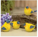 Resin Gold Finch
