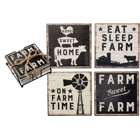 Farm - Set Coaster