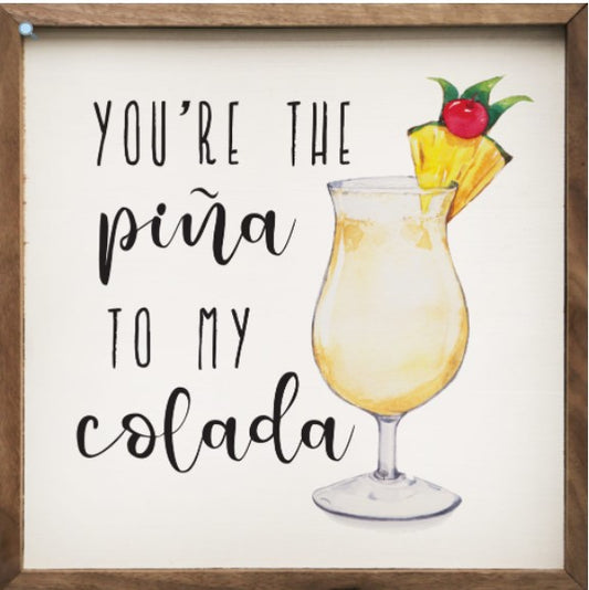 Pina To My Colada 4"x4"