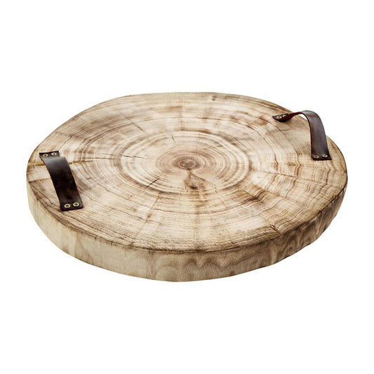 Mud Pie Wood Slice Tray