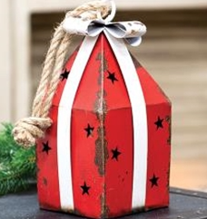 Aged Red Metal Box