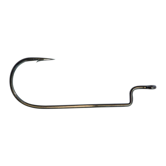 Gamakatsu Offset Shank Worm Round Bend 25pk
