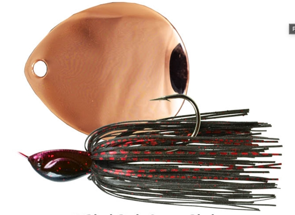 Picasso Spinnerbait Single Colorado-Copper Blade Night Thumper