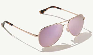 Bajio Soldado Copper Mirror Glass Rose Gold Satin Medium Fit
