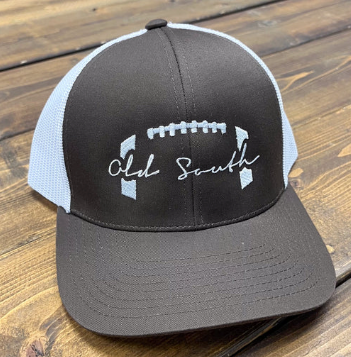 Football Stitched Trucker Hat