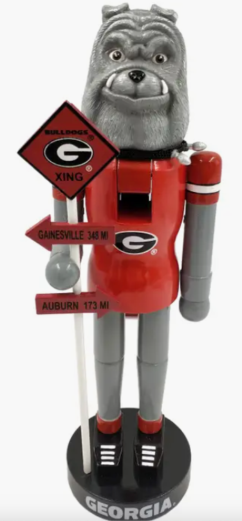 Georgia Rivalry Nutcracker 12"