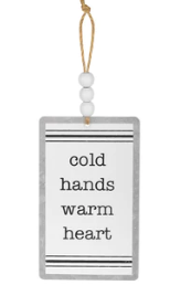 Warm Heart Tin Ornie