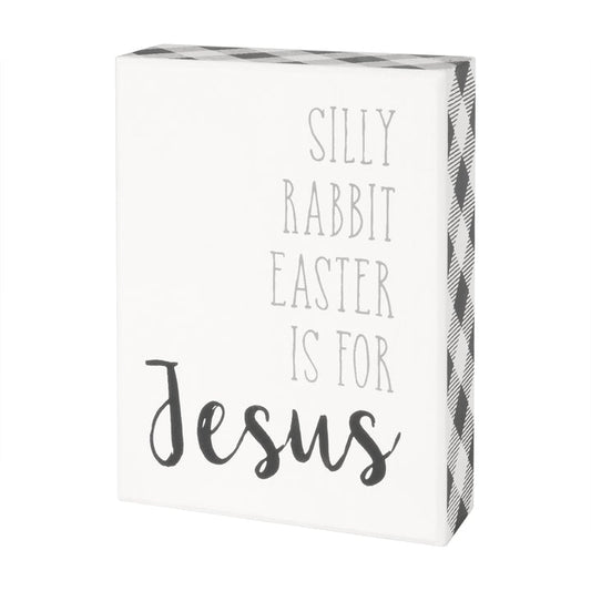 Easter Jesus BW Block 