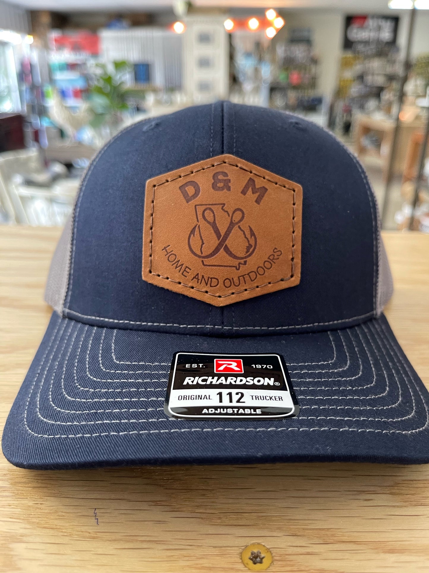 DMHO Leather Patch Hook Hat