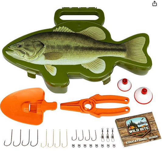 Wild Bite Adventure Fishing Kit  Bass