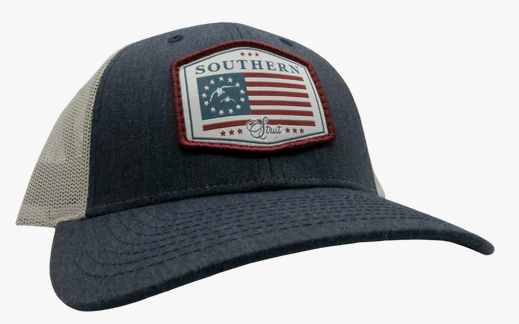 USA Duck Flag Woven Patch Trucker Hat