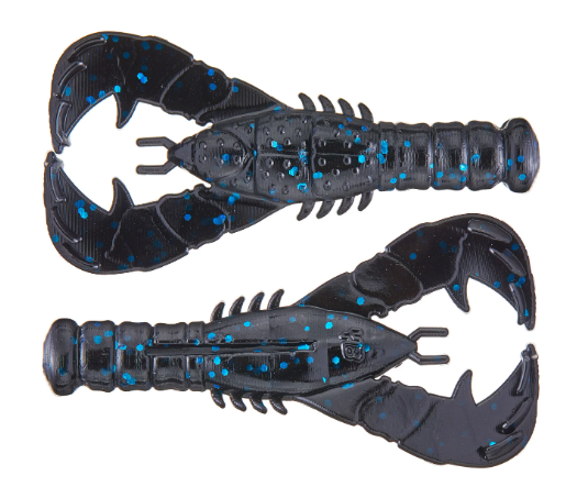 ***Yama Craw  Black with Blue Flake 3"