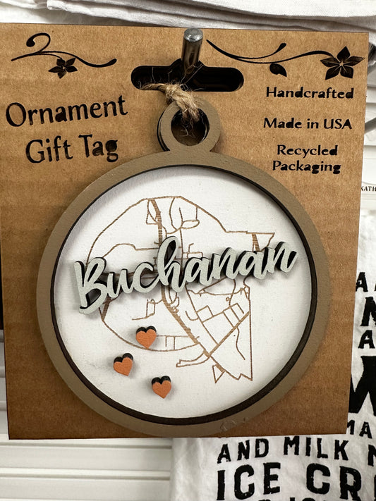 Buchanan Ornament Gift Tag