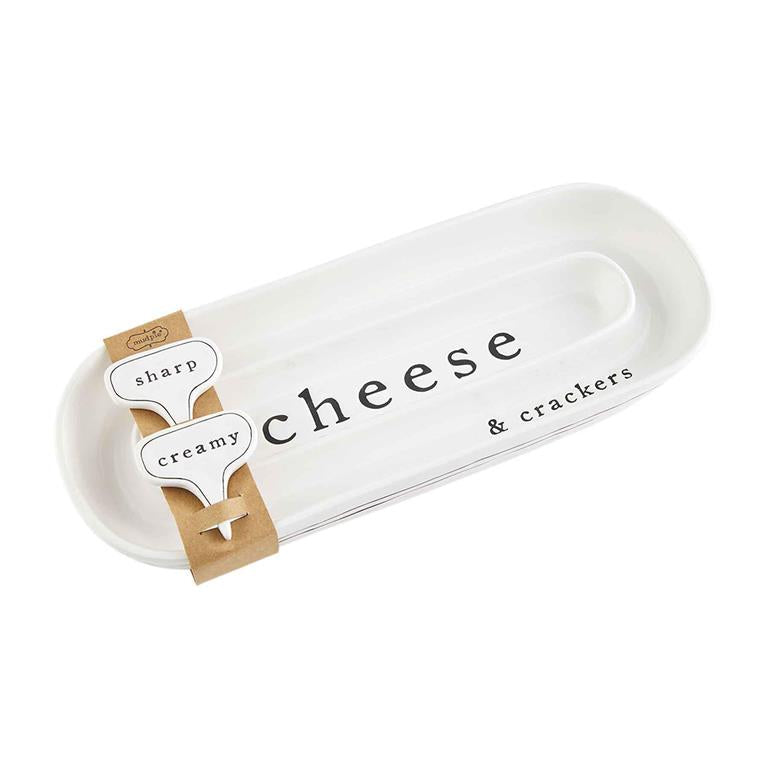 Mud Pie Cheese and Cracker Server Set