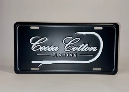 Coosa Cotton License Plate