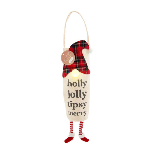 Mud Pie Gnome Light Wine Bag