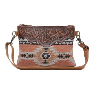 Myra Bags Sansa Chevron Handtooled Bag