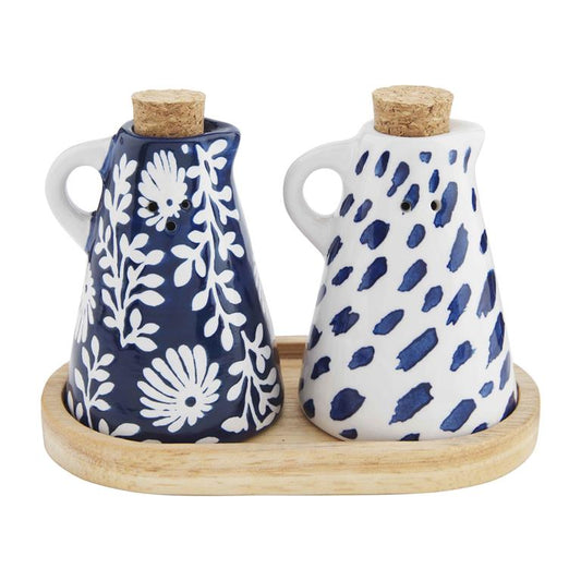 Mud Pie Indigo Salt and Pepper Shaker