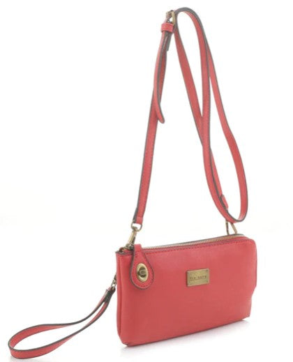 Liz Soto Handbag Red Tina Crossbody Wristlet