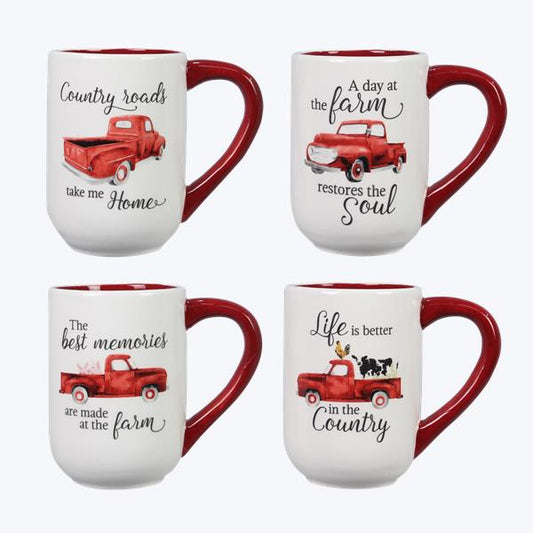 Red Truck Mug