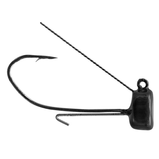 Strike King TG Ned Jig Head Black Weedless