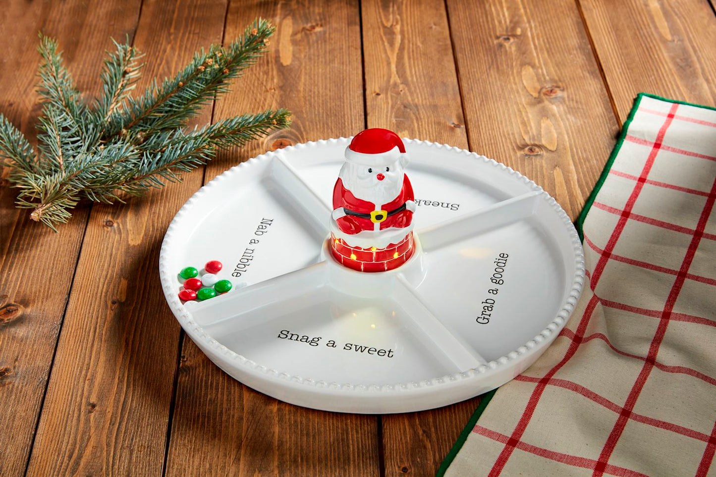 Mud Pie Light Up Santa